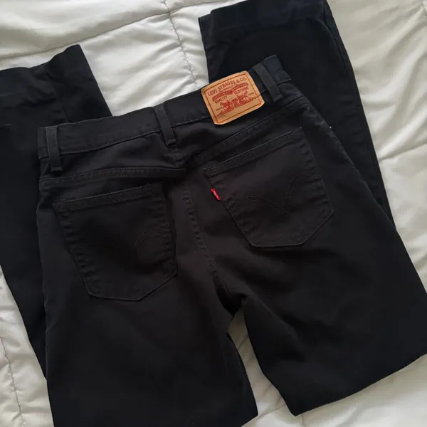 Levi’s black relaxed bootcut 550 jeans - Image 3