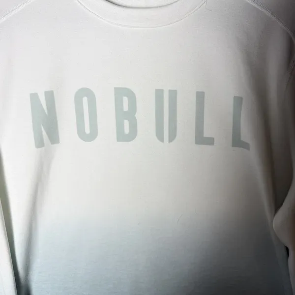 NOBULL Blue Ombre Crewneck Fleece Pullover Athletic Gym Women’s Size L - Image 6