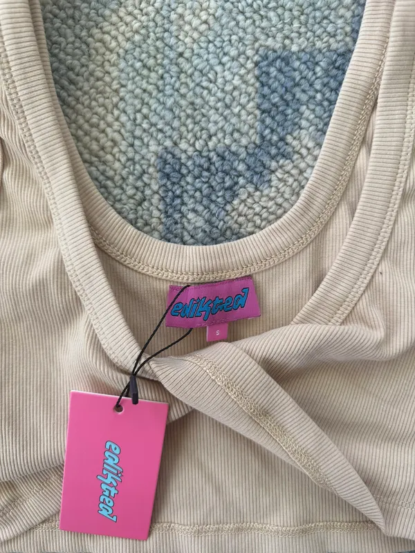 Edikted NWT  Tan Crop Top - Image 2