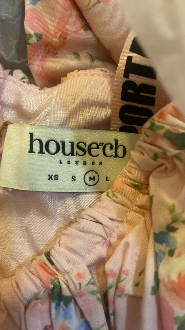 House Of CB Henrietta Shirred Bralette Top Size M - Image 5
