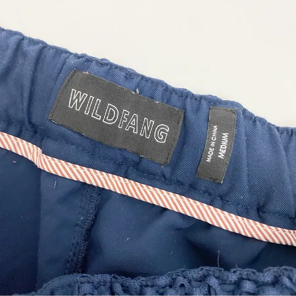Wildfang The Empower Mesh Drawstring Pants Joggers Navy Blue - Image 11