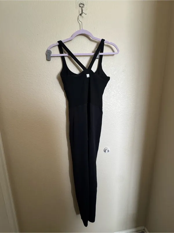 Vuori Mindset Jumpsuit Sz Small Black Heather Grey - Image 6