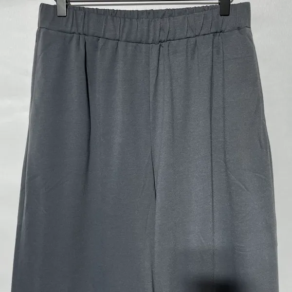 Area stars New Wide Leg Knit Pants Pull On High Rise Long Pant Grey Size Large - Image 6