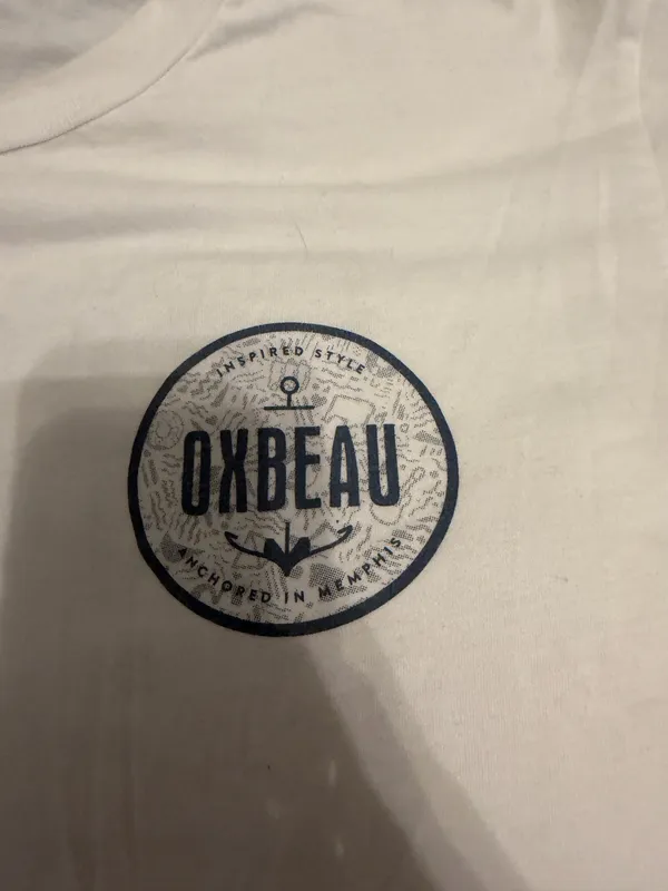 Oxbeau Tee Shirt White Size L - Image 2