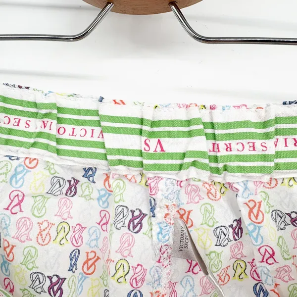 Victoria's Secret Womens Dream Angels Cotton Monogram Logo Boxer Pajama Shorts M - Image 3