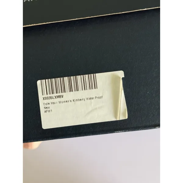 Cole Haan NIB‎ Kimberly Boots Women's Size 5.5 B Black Leather Waterproof Bootie - Image 7