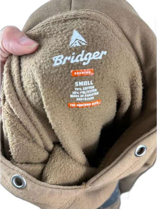 Nice Hoodie Size S Brown - Image 5