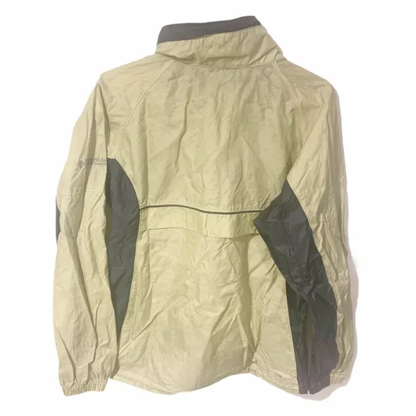 Columbia Medium Green Lightweight Full Zip Windbreaker Nylon‎ Jacket - Image 5
