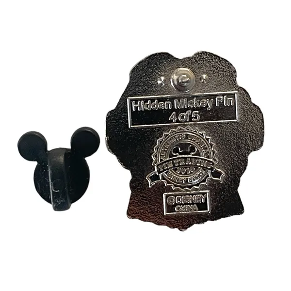 Disney Secretary Bird Hidden Mickey Pin Bedknobs Broomsticks Trading Pink 2010 - Image 2