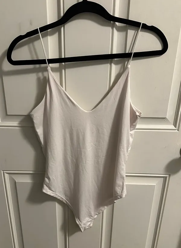 White and Red Gaze USA Bodysuit - Image 5