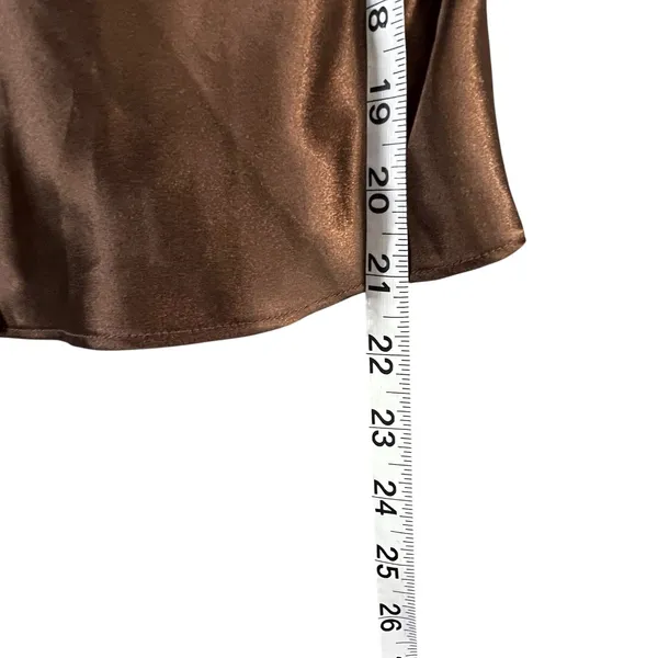 Delicates Pajamas Set Womens M Satin Leopard Trim Cami Pants‎ Sleepwear Lounge - Image 10
