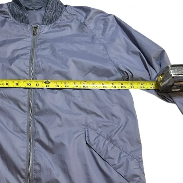 prAna Center Jacket Techwear Bomber DWR Blue Purple Women’s Small Outdoor Hiking - Image 6