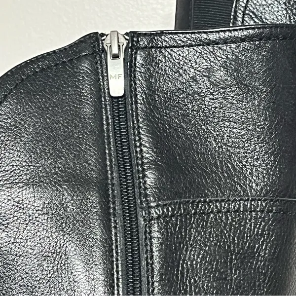 Marc Fisher Knee High Riding Boots Womens 9 M‎ Pebbled Black Leather Equestrian - Image 4