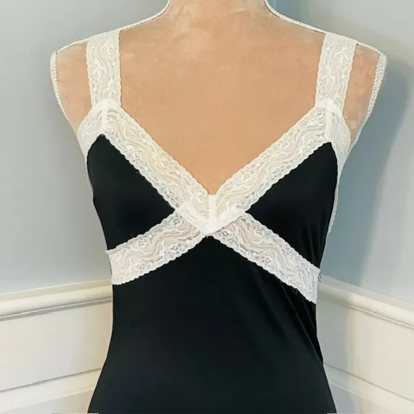 Tiger Mist Bodycon Lingerie Coquette Slip Dress Lace Size Medium - Image 3