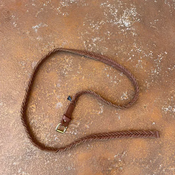 H&M Brown woven belt - Image 3