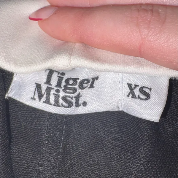 Tiger Mist White Red & Black Striped Joggers - Image 4