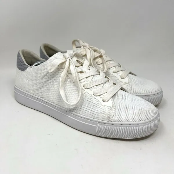 Greats Brooklyn The Royale Knit 2.0 White Grey Low Top Sneakers Women's Size‎ 10 - Image 2
