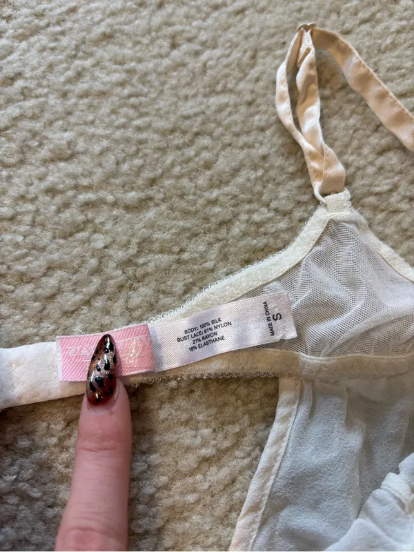 Victoria's Secret Vintage Silk Slip Dress - Image 4