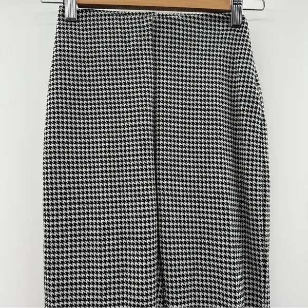 Urban Outfitters UO‎ Casey Houndstooth Plaid Kick Flare Pull-On Pants Sz XS - Image 4