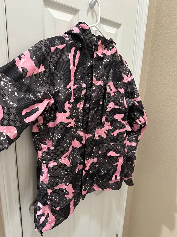 DC Snow ski Jacket size XS pink gray camo - Image 10