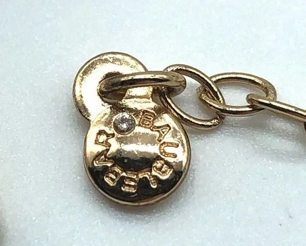 Baublebar Necklace Love Lock Pendant Gold Tone - Image 3