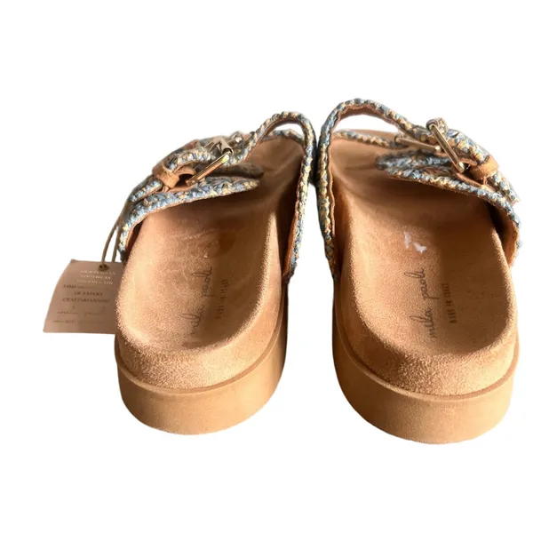 Mila Paoli NEW Women's Woven 2 Strap Buckle Sandal Size 8 #B1947 - Image 7