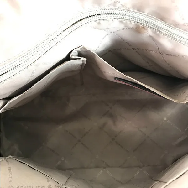 MICHAEL KORS Cindy Dome Satchel Saffiano Leather Bag Pink Classic Elegant Chic - Image 13