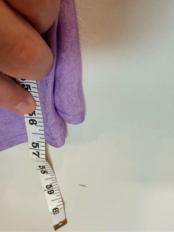 FRNCH Lilac Button-Front Tiered Maxi Dress Tie Back Wedding Guest Shower Spring - Image 16