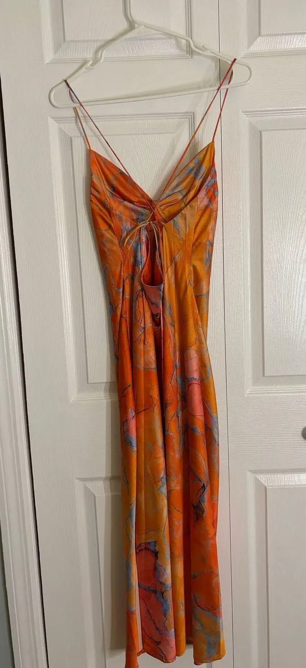 Orange Marble Dress - Image 2