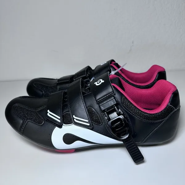 Peloton Cycling Shoes Unisex Size 41 Black Red Cleats Included Indoor Spin Bike - Image 4
