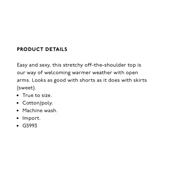 Madewell Black Melody Off-The-Shoulder Top Size Large - Image 9