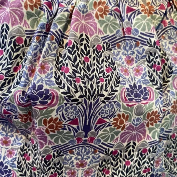 J. Crew Smocked Square-neck Cotton Top In Liberty Club Nouveau Floral Pr… - Image 4