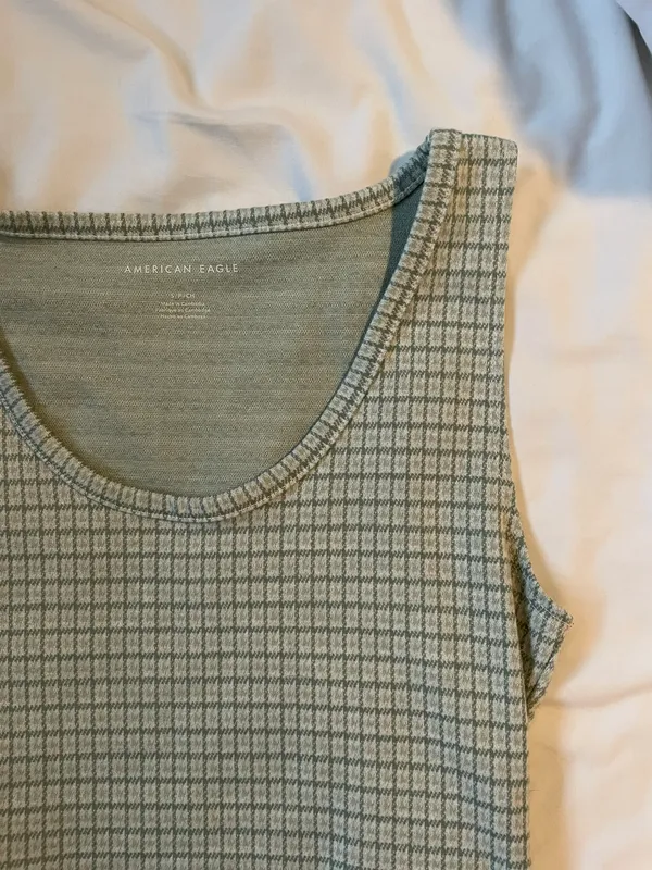 American Eagle Plaid Bodysuit - Image 3