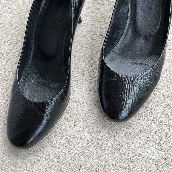 Pierre Hardy Black Rounded Toe Heels size 9 Classic Essential - Image 2