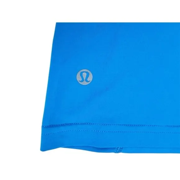 Lululemon Wild And Free Tank Top Bright Shocking Blue Mesh Back‎ Size 6 - Image 8