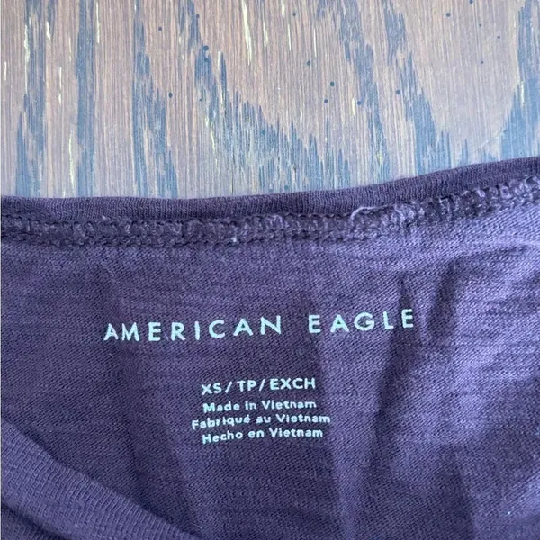 American Eagle Long Sleeve Tee Size XS Cotton Modal - Image 2