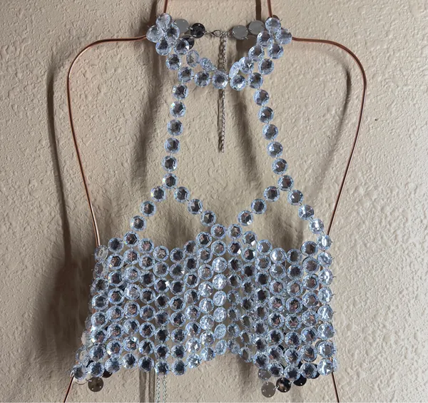Boutique Rhinestone top - Image 3