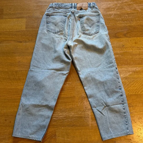 Levi's Light Blue Straight Leg Jeans - Image 2
