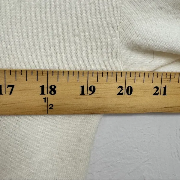 Reformation Cream Long Sleeve Tunic Sweater Womens XS Casual Pullover - Image 10