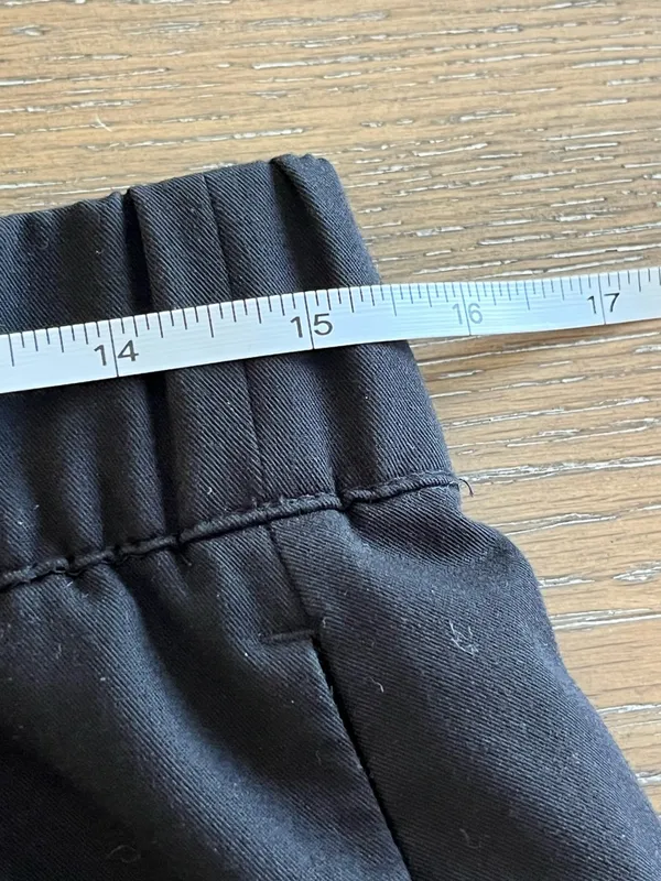Figs Women’s Black Zamora Jogger Scrub Pants with Gray Drawstring Size Small - Image 9