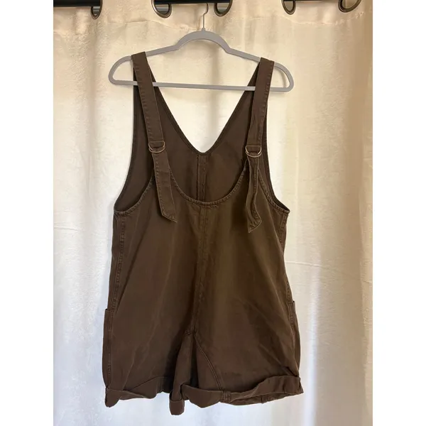 Free People We The Free High Roller Shortall In Brown Size Medium - Image 3