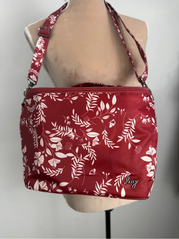 lug Red Floral Lunch Bag - Image 2