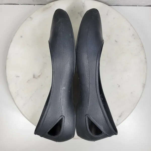Crocs Laura Ballerina Ballet Flats Womens 10 Black Slip On Comfort Lightweight - Image 10