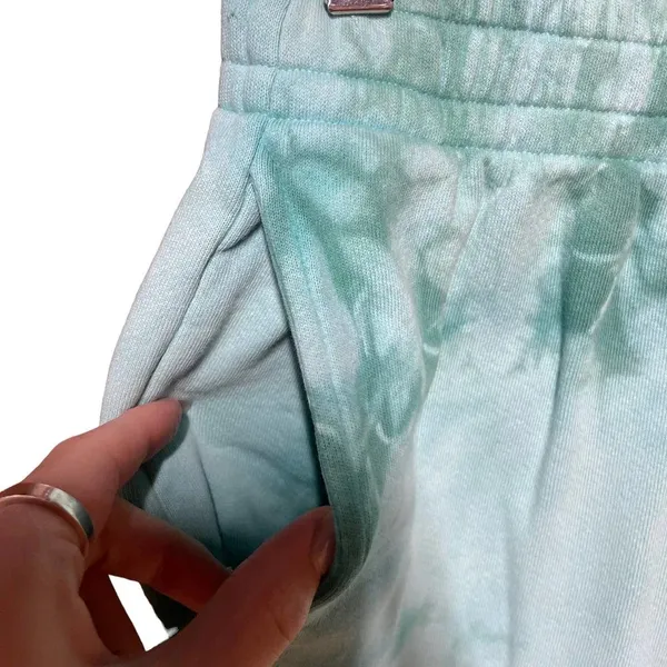 Frankie's Bikinis Aiden‎ Sweatpants Emerald Tie Dye Green Size Small - Image 6
