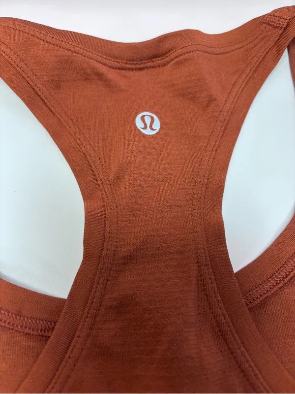 Lululemon Swiftly Tech Racerback Tank Top Autumn Terracotta Burnt Orange Shade - Image 3