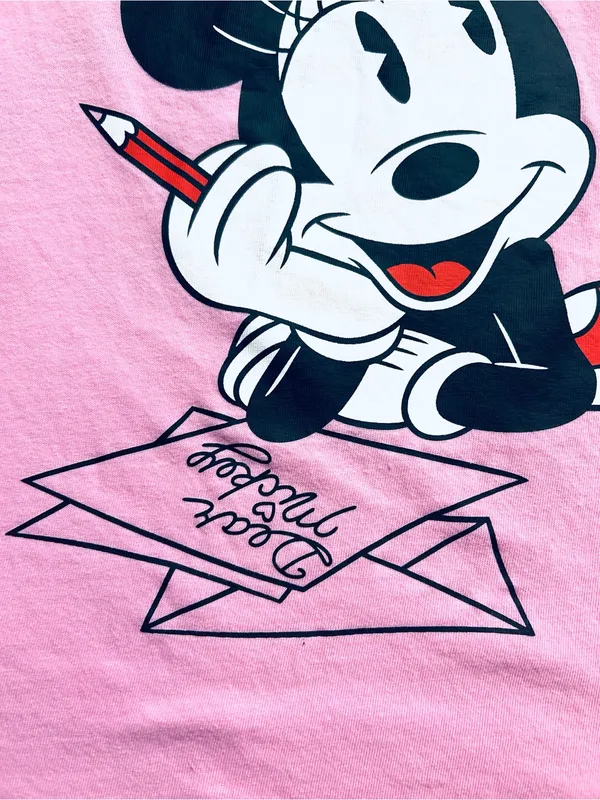 Woman Within X Disney Pink Short Sleeve Valentine's Day Minnie, size 2X - Image 4