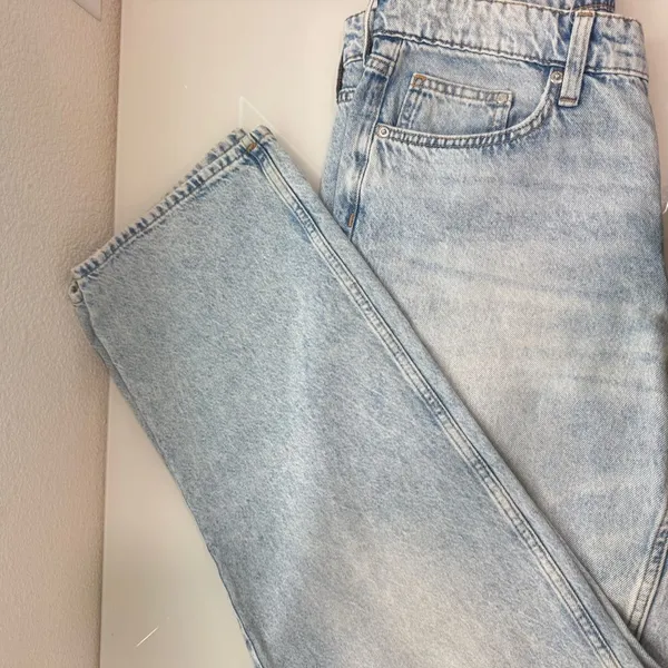 Women's Light Blue Baggy Jeans - Image 7