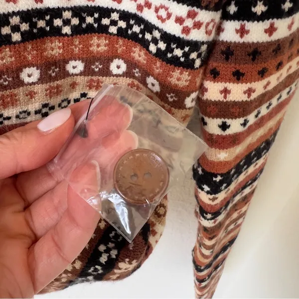 NWT Free People Oak And Pine Cardigan in Brown - Image 6