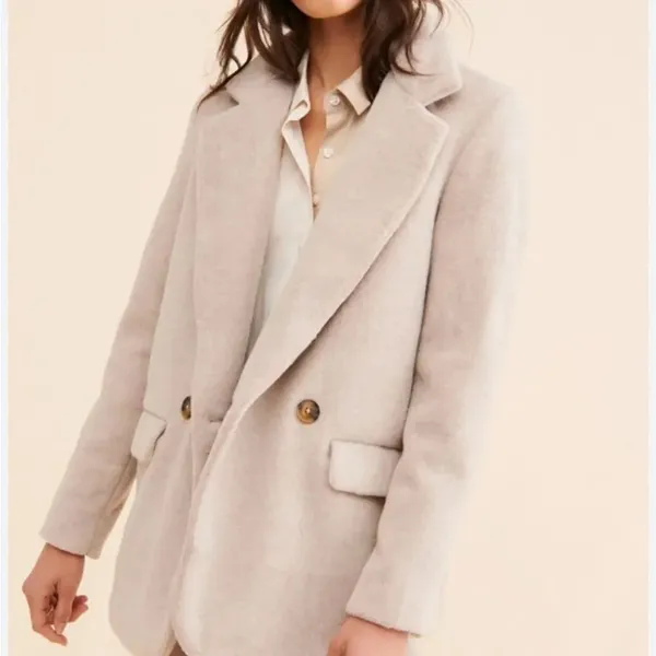 Free People Mari Blazer Coat Beige XS - Image 2