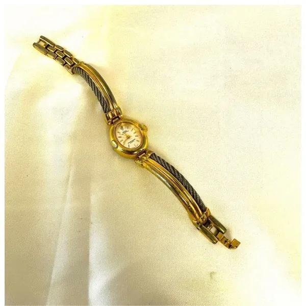 Boca Classics genuine diamond quartz watch Gold - Image 10